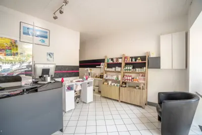 L'espace accueil et boutique